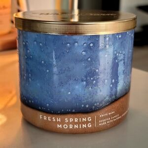 NEW Bath & Body Works Fresh Spring Morning 3-Wick Scented Candle the White Barn